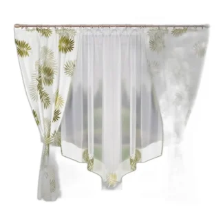 FIRANA GOTOWA WOAL 400x160 FIRANA KOLOROWA ZASŁONA NA POJEDYNCZY KARNISZ — zdjęcie 1