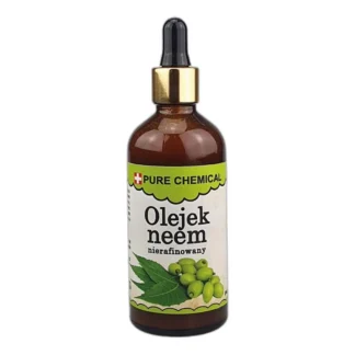 OLEJEK NEEM NIERAFINOWANY NATURALNY TŁOCZONY NA ZIMNO 100ml — zdjęcie 1